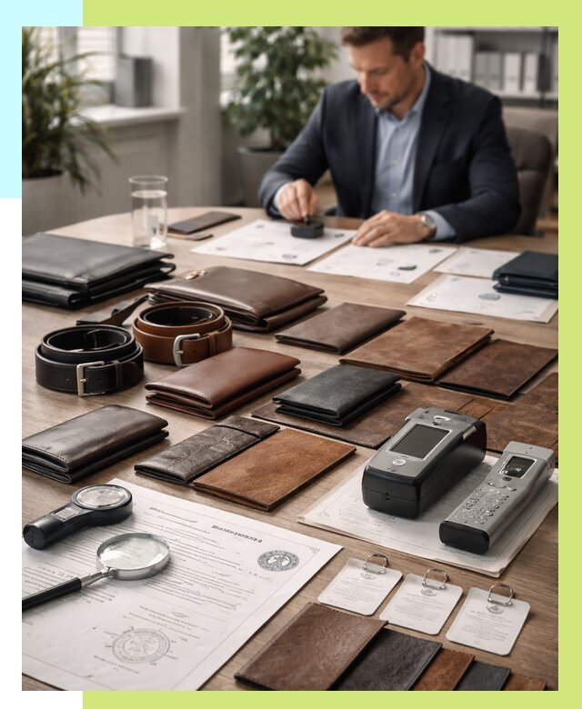 Сертификация кожаных изделий в Устях-Джегуте от 12148 р. | Алешин-Стд