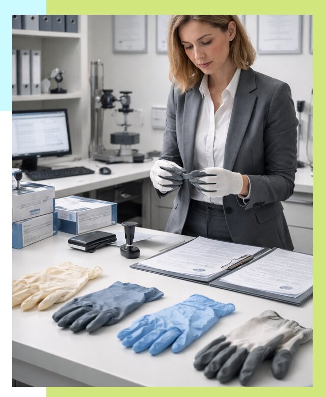 Сертификация перчаток в Устях-Джегуте от 8605 р. | Алешин-Стд