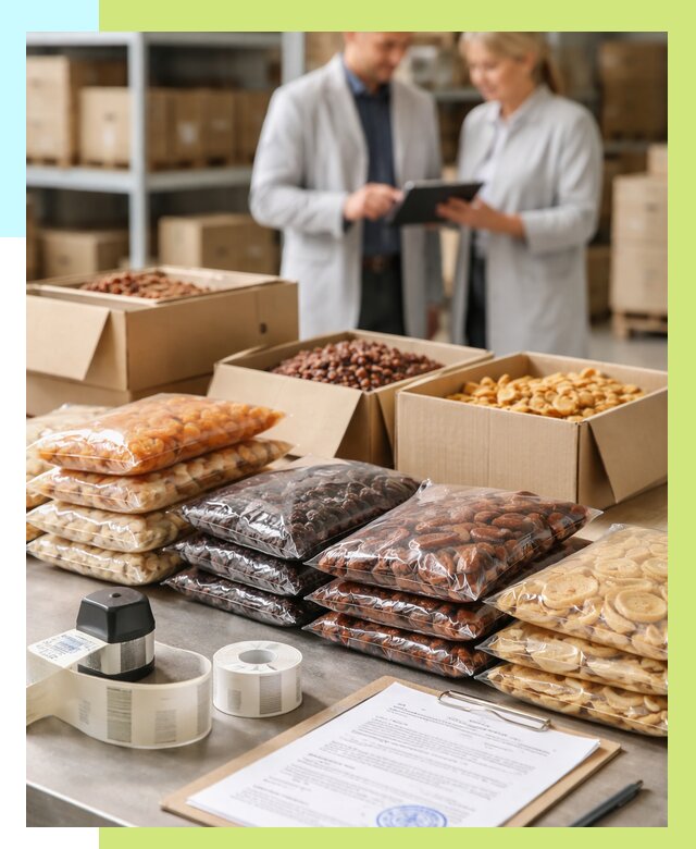 Сертификация сухофруктов в Устях-Джегуте от 12148 р. | Алешин-Стд под ключ