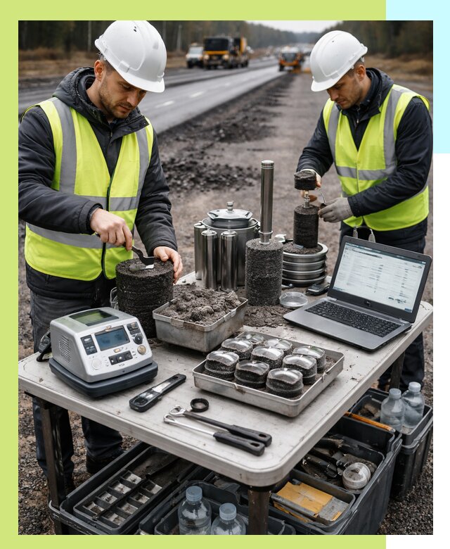 Сертификация асфальта: испытания и подтверждение в Устях-Джегуте