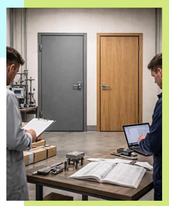 Сертификация дверей в Устях-Джегуте от 8098 р. под ключ | Алешин-Стд