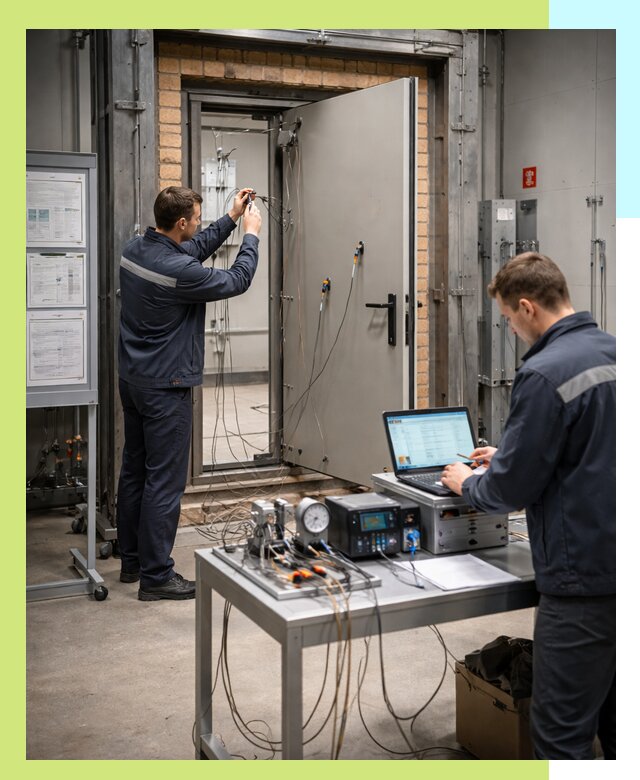 Сертификация противопожарных дверей в Устях-Джегуте по ГОСТ и ТР