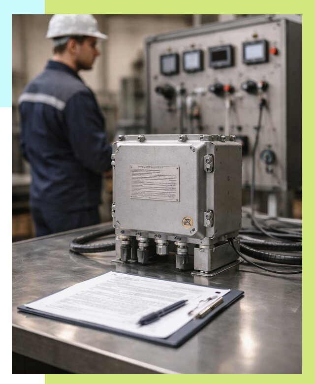 Сертификация взрывозащищенного оборудования в Устях-Джегуте от 35431 р. | Алешин-Стд