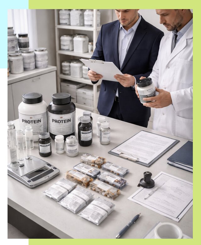 Сертификация спортивного питания в Устях-Джегуте от 15185 р., Алешин-Стд