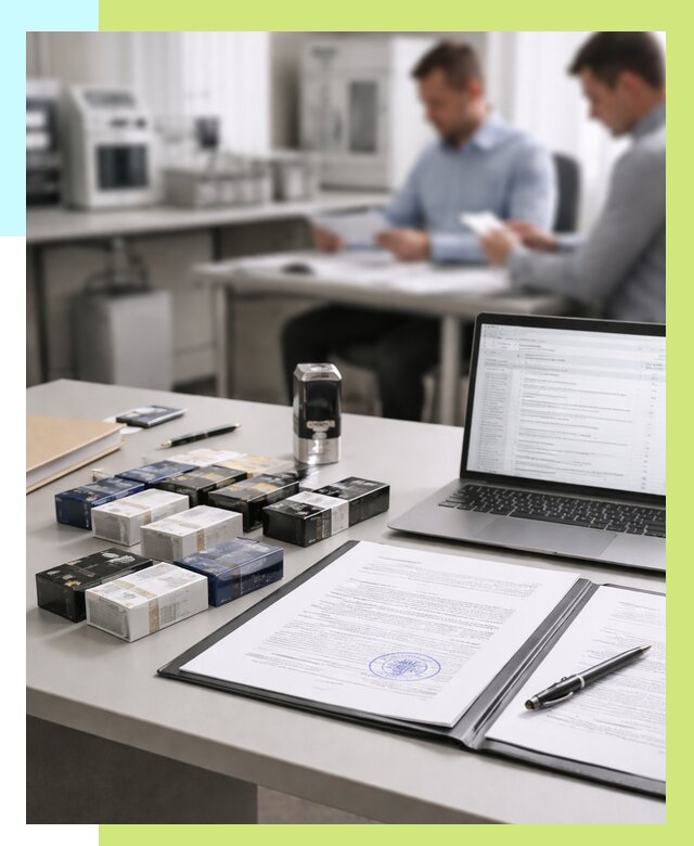 Сертификация сигарет под ключ в Устях-Джегуте от 45554 р. | Алешин-Стд