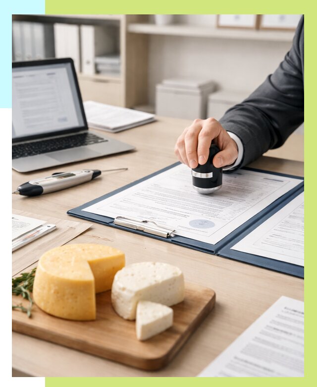 Сертификация сыров в Устях-Джегуте от 15185 р | Сертификат на сыр Алешин-Стд