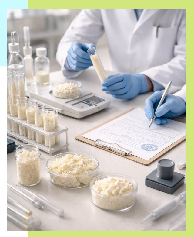 Сертификация творога в Устях-Джегуте от 12148 р. под ключ | Алешин-Стд