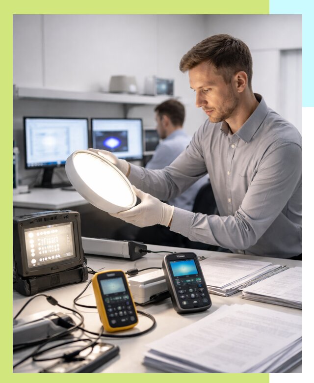 Сертификация светильников в Устях-Джегуте: испытания и оформление