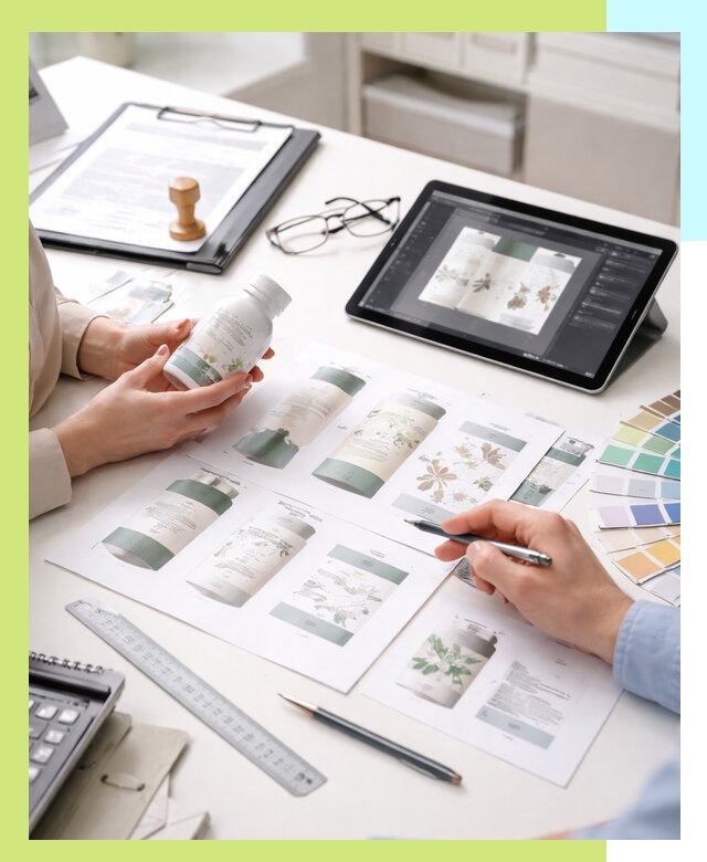 Профессиональная разработка дизайна и текста этикетки продукции в Устях-Джегуте