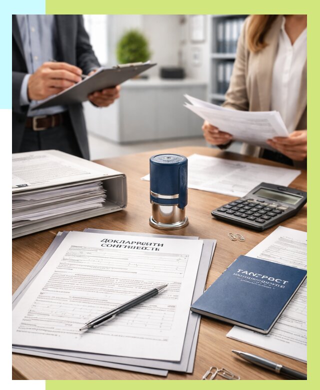 Декларация соответствия ТР ТС в Устях-Джегуте от 8098 р., Алешин-Стд