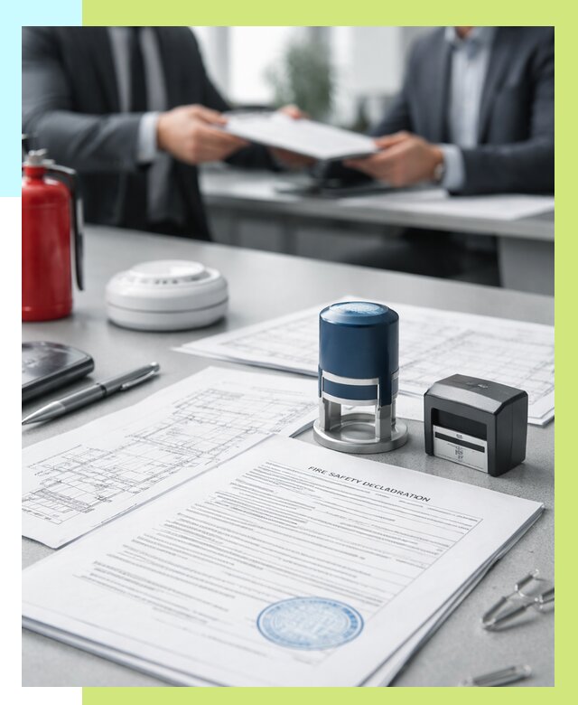 Декларация пожарной безопасности в Устях-Джегуте от 8098 р. | Алешин-Стд