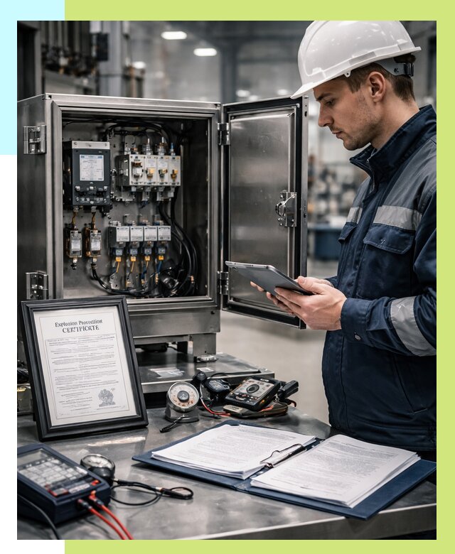 Сертификат взрывозащиты в Устях-Джегуте от 45554 р. | Алешин-Стд