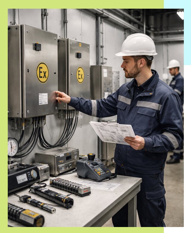 Сертификат взрывозащиты промышленного оборудования в Устях-Джегуте