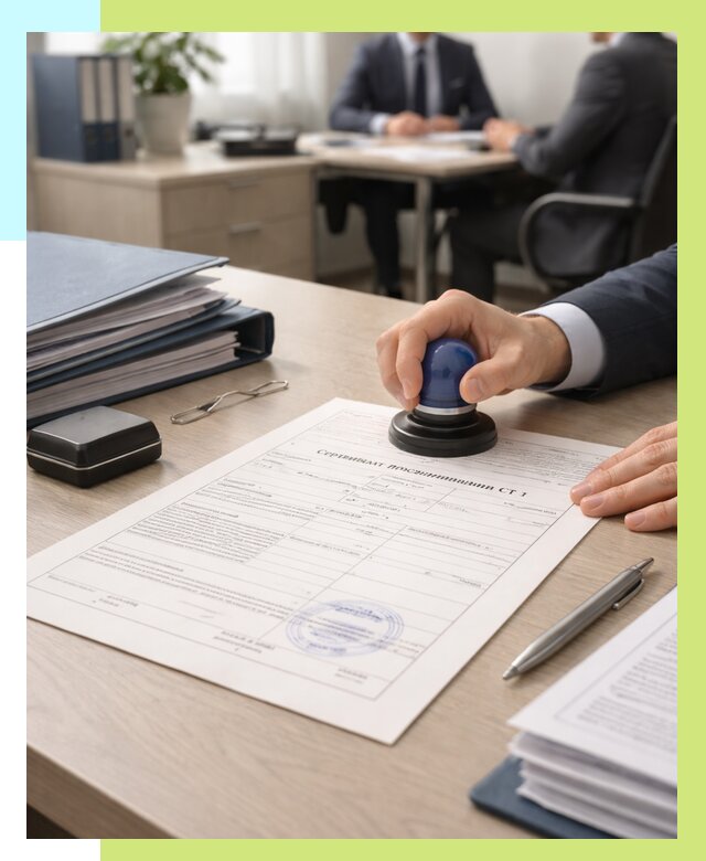 Сертификат происхождения СТ 1 в Устях-Джегуте от 4555 р. | Алешин-Стд