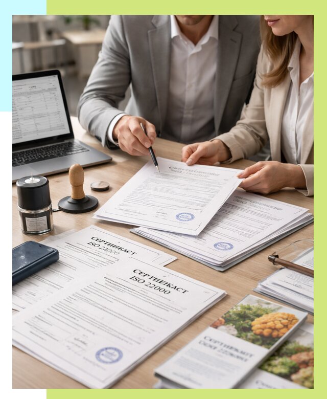 Сертификат ISO 22000 в Устях-Джегуте от 40492 р. под ключ | Алешин-Стд