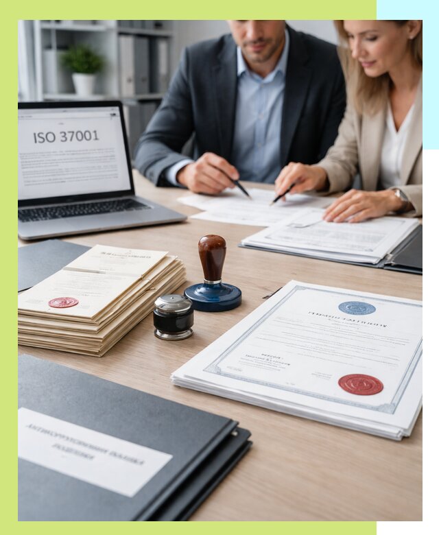 Получение сертификата ISO 37001 по системе борьбы с коррупцией в Устях-Джегуте